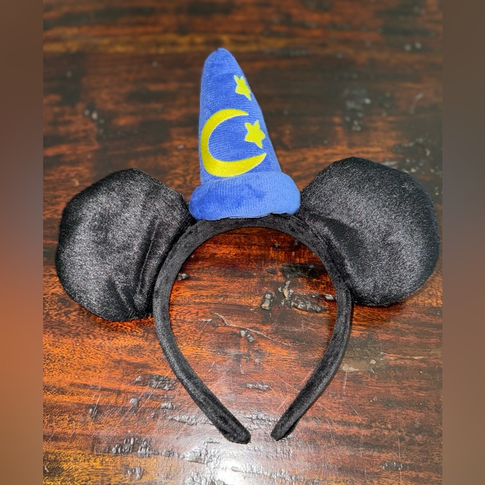 New Women’s Disney Mickey Mouse Sorcerer Mouse Ears Headband